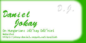 daniel jokay business card